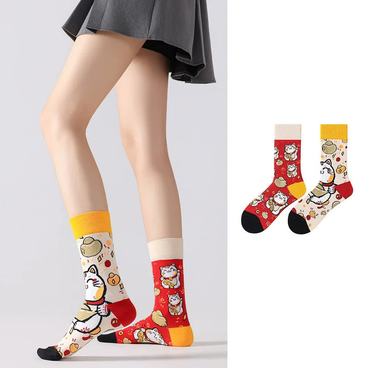 Chaussettes Japonaises Porte-Bonheur Design