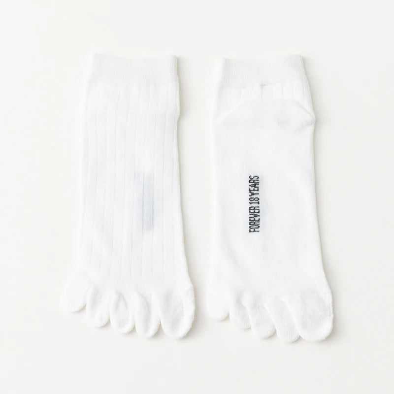 Chaussettes Japonaises Respirantes Courtes Blanc