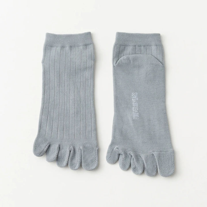 Chaussettes Japonaises Respirantes Courtes Gris