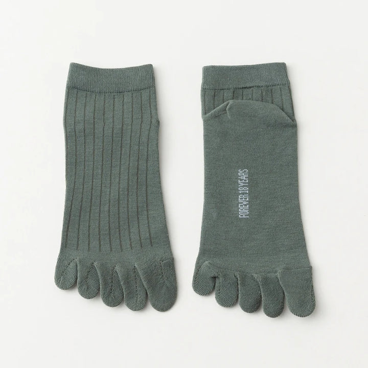 Chaussettes Japonaises Respirantes Courtes Vert