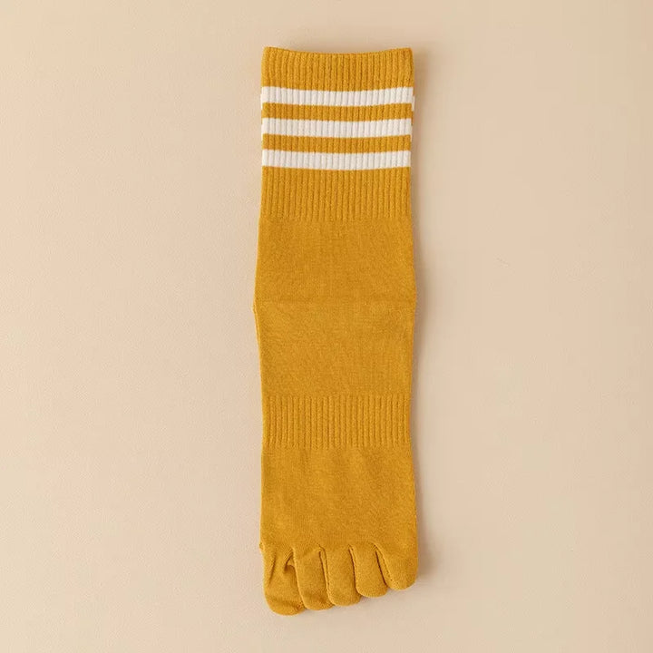 Chaussettes Japonaises Unies Jaune