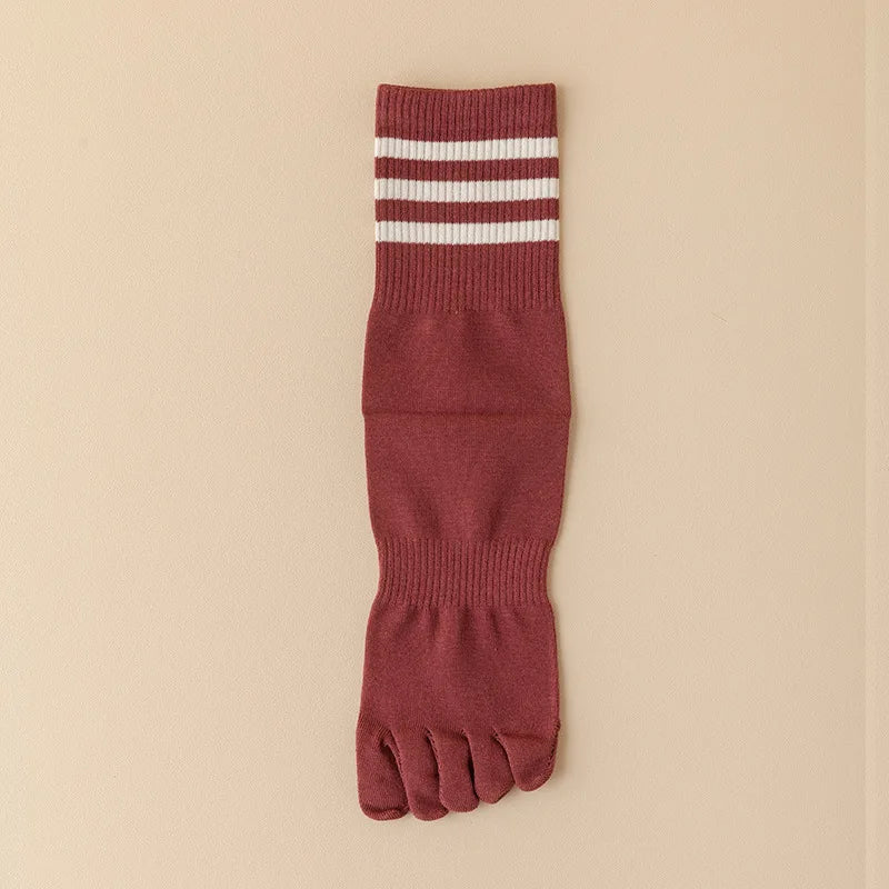 Chaussettes Japonaises Unies Rouge