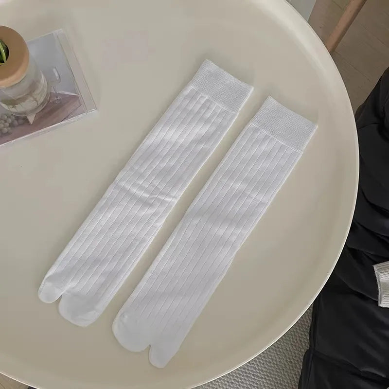 Chaussettes Japonaises Unisexes Blanc