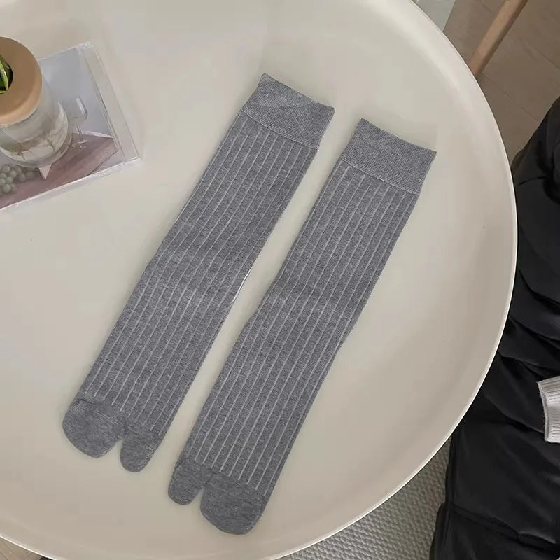 Chaussettes Japonaises Unisexes Gris