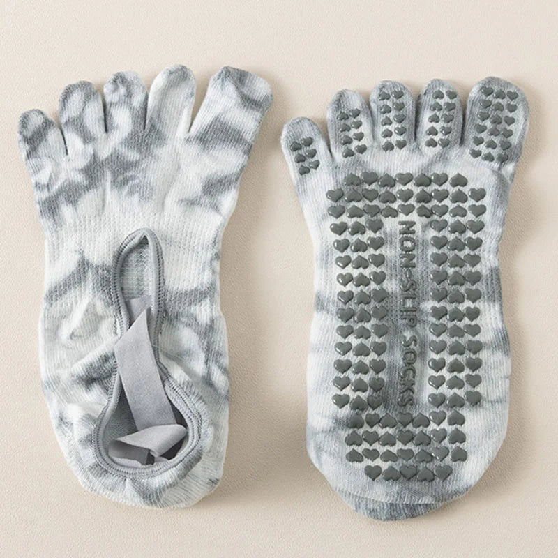 Chaussettes Japonaises de Yoga Antidérapantes Blanc