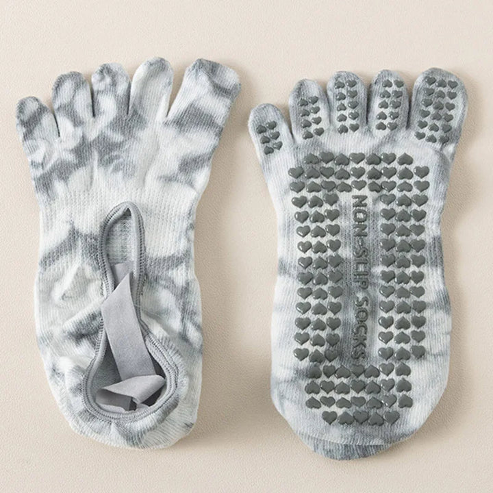 Chaussettes Japonaises de Yoga Antidérapantes Blanc