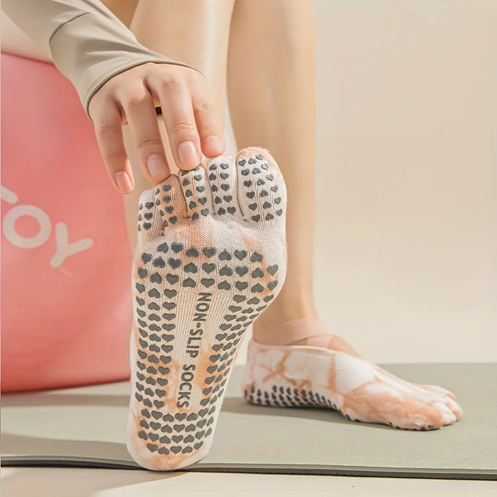 Chaussettes Japonaises de Yoga Antidérapantes Chic