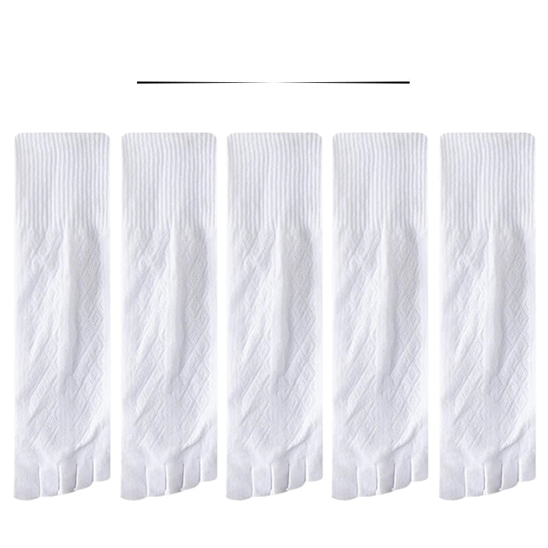Chaussettes Japonaises pour Homme Respirantes Blanc