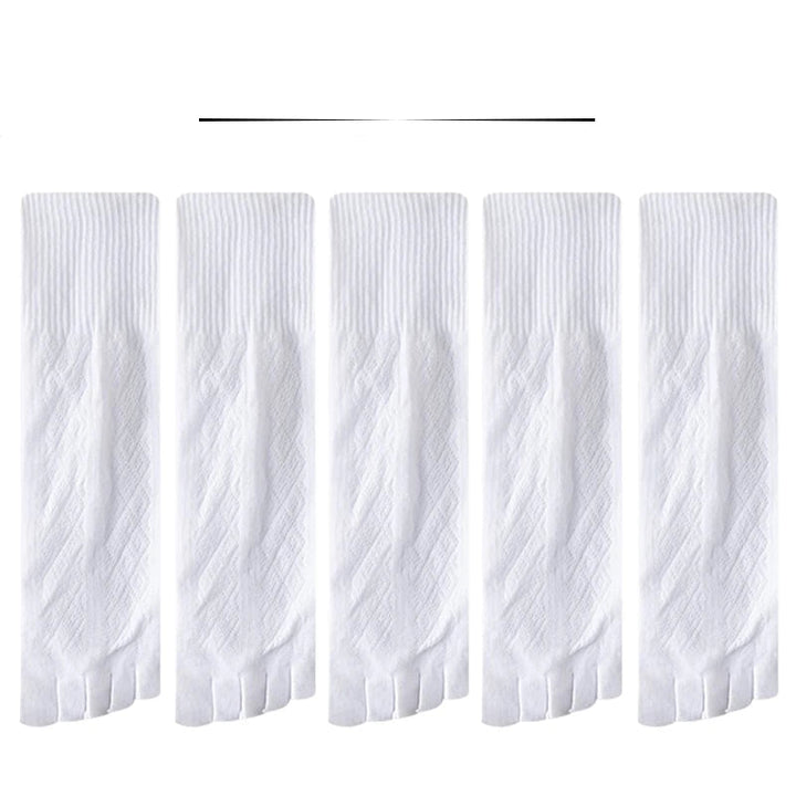 Chaussettes Japonaises pour Homme Respirantes Blanc