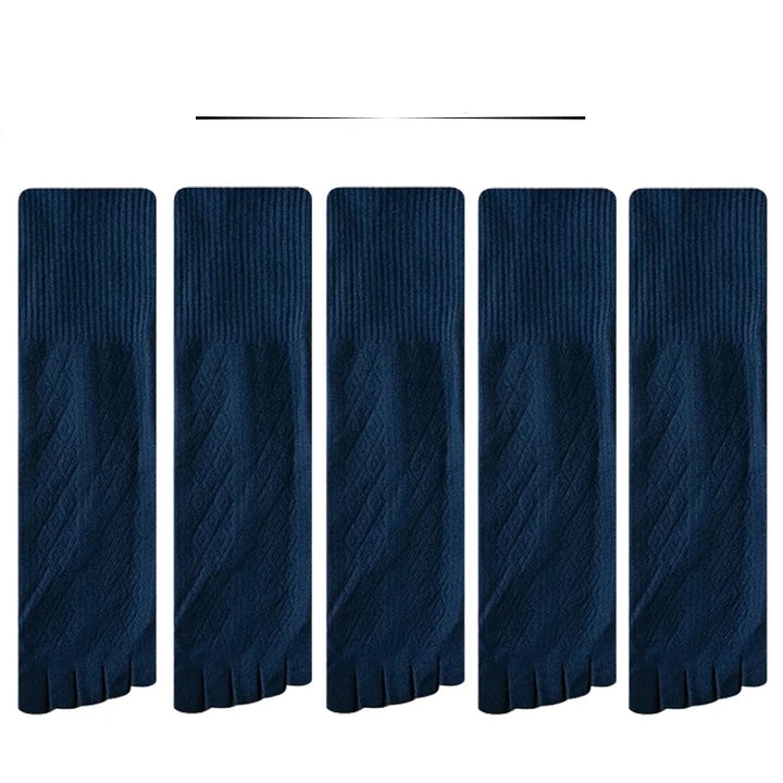 Chaussettes Japonaises pour Homme Respirantes Bleu