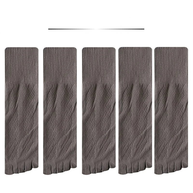 Chaussettes Japonaises pour Homme Respirantes Marron