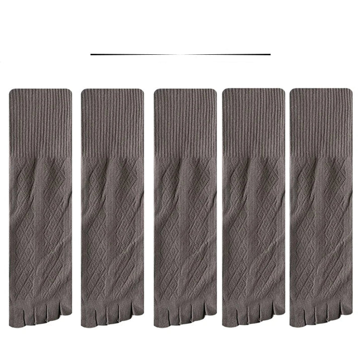 Chaussettes Japonaises pour Homme Respirantes Marron