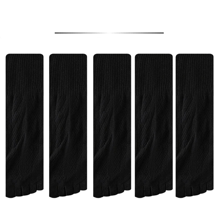 Chaussettes Japonaises pour Homme Respirantes Noir