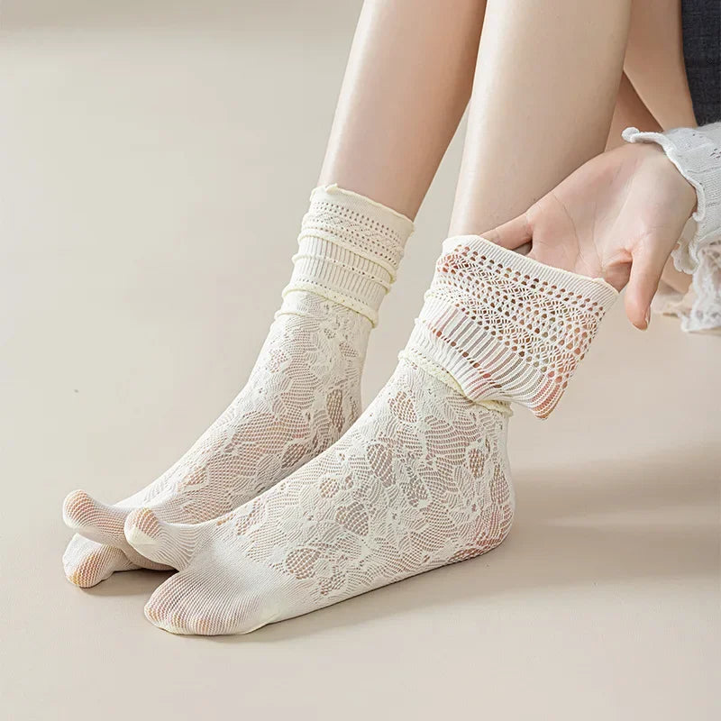Chaussettes Tabi Japonaises Dentelle originaux