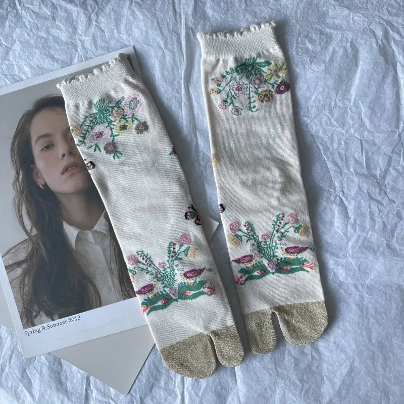 Chaussettes Tabi Vintage Chic