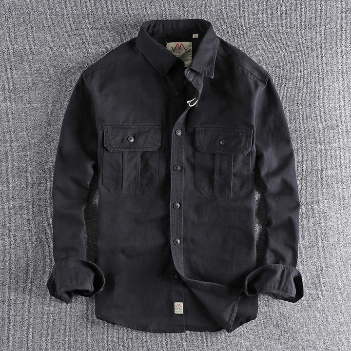 Chemise Cargo Japonaise Noir