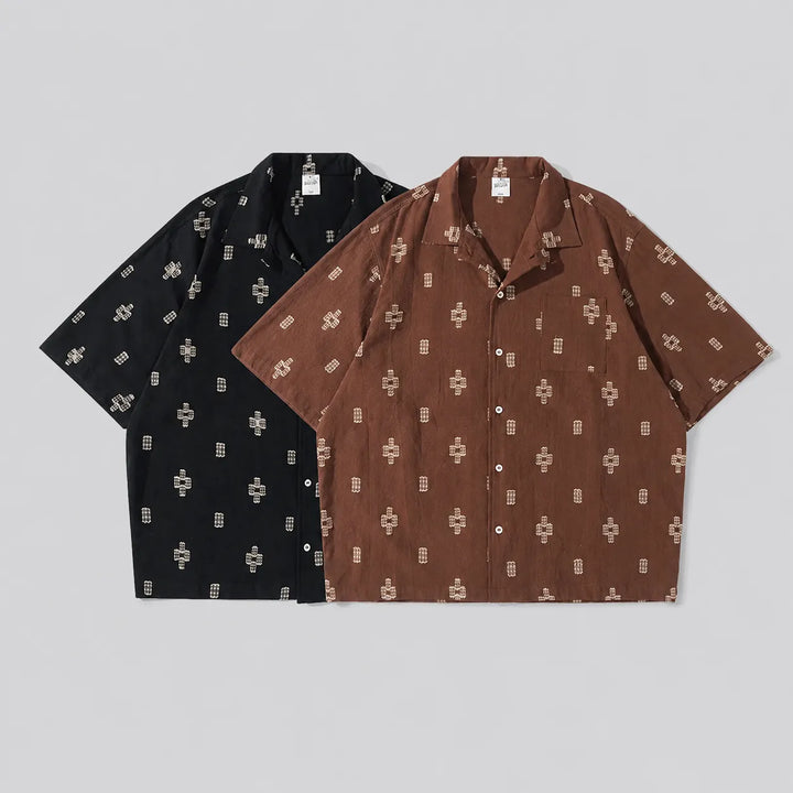 Chemise Japonaise Ample Brodée