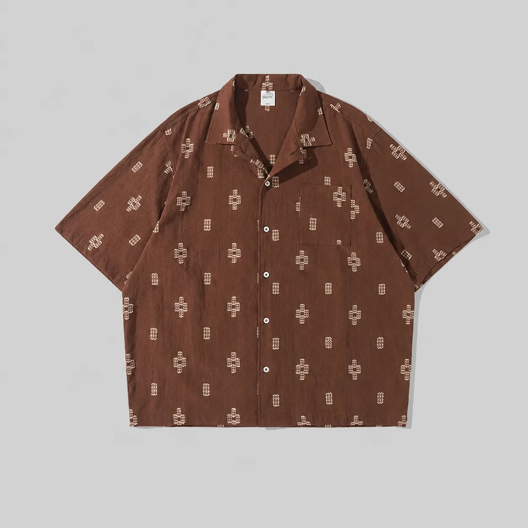 Chemise Japonaise Ample Brodée