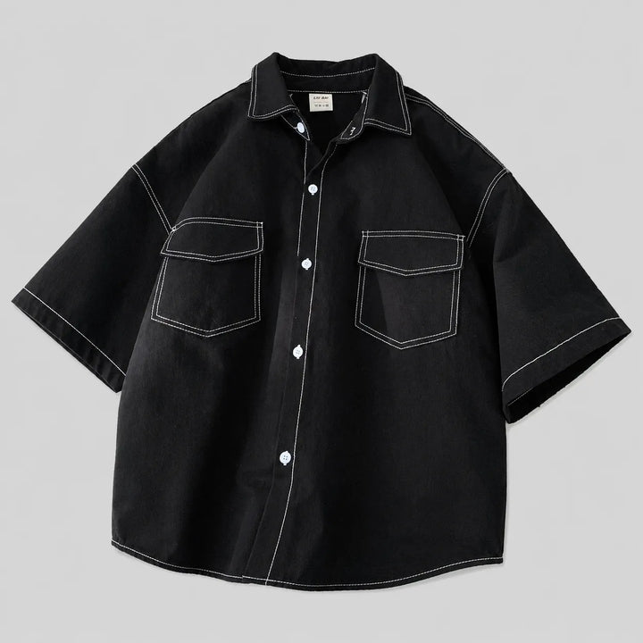 Chemise Japonaise Ample Minimaliste
