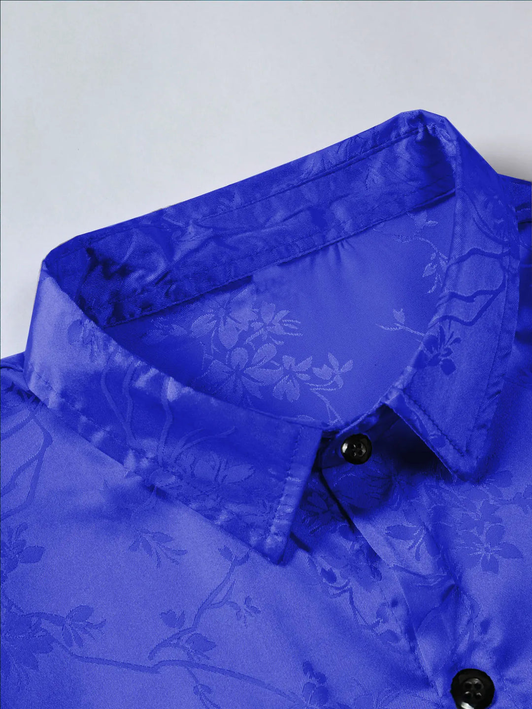 Chemise Japonaise Chic à Fleurs Ajustée