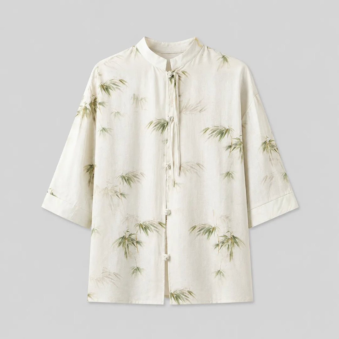 Chemise Japonaise Imprimée Légère