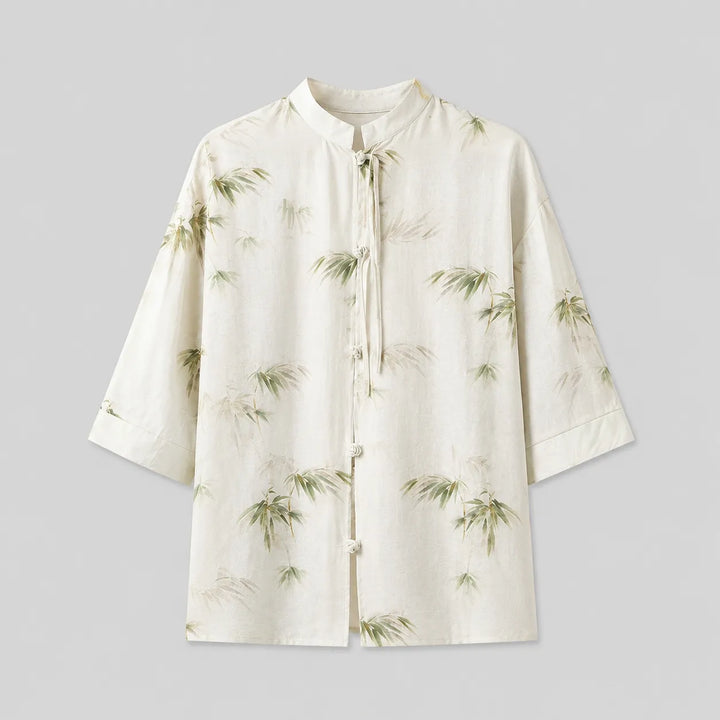Chemise Japonaise Imprimée Légère