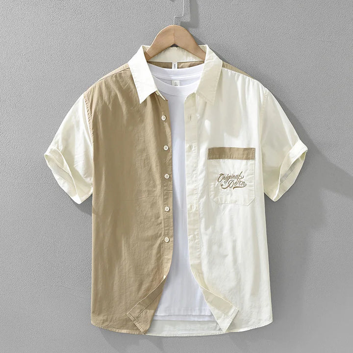 Chemise Japonaise Légère Bicolore