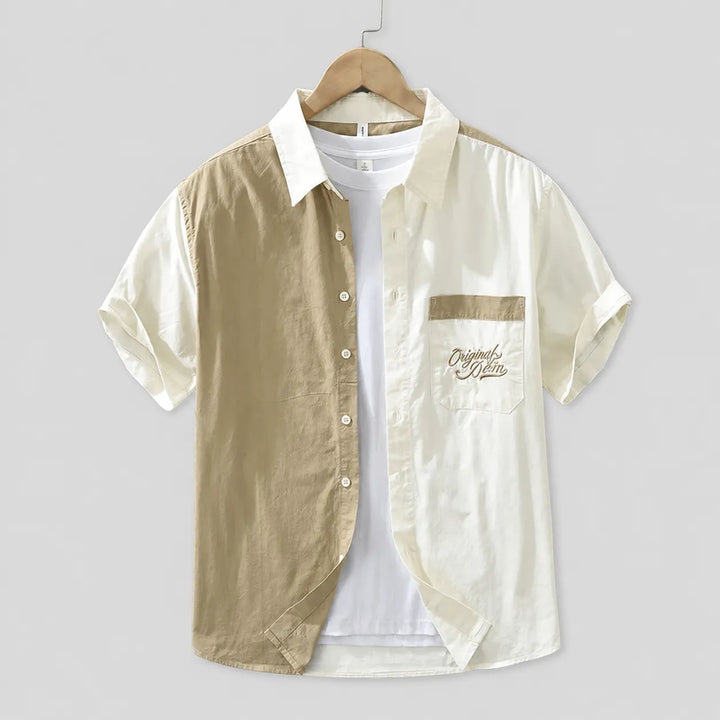 Chemise Japonaise Légère Bicolore