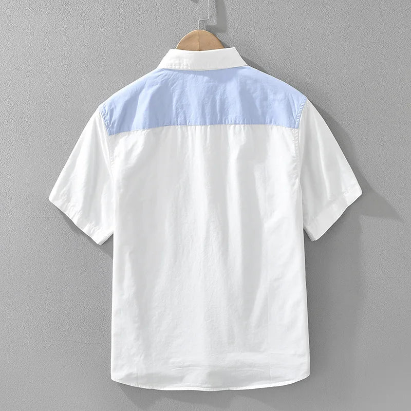 Chemise Japonaise Légère Bicolore Dos