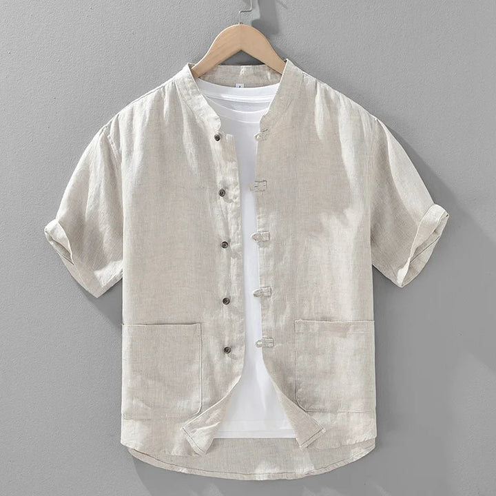 Chemise Japonaise Légère d’Eté en Lin