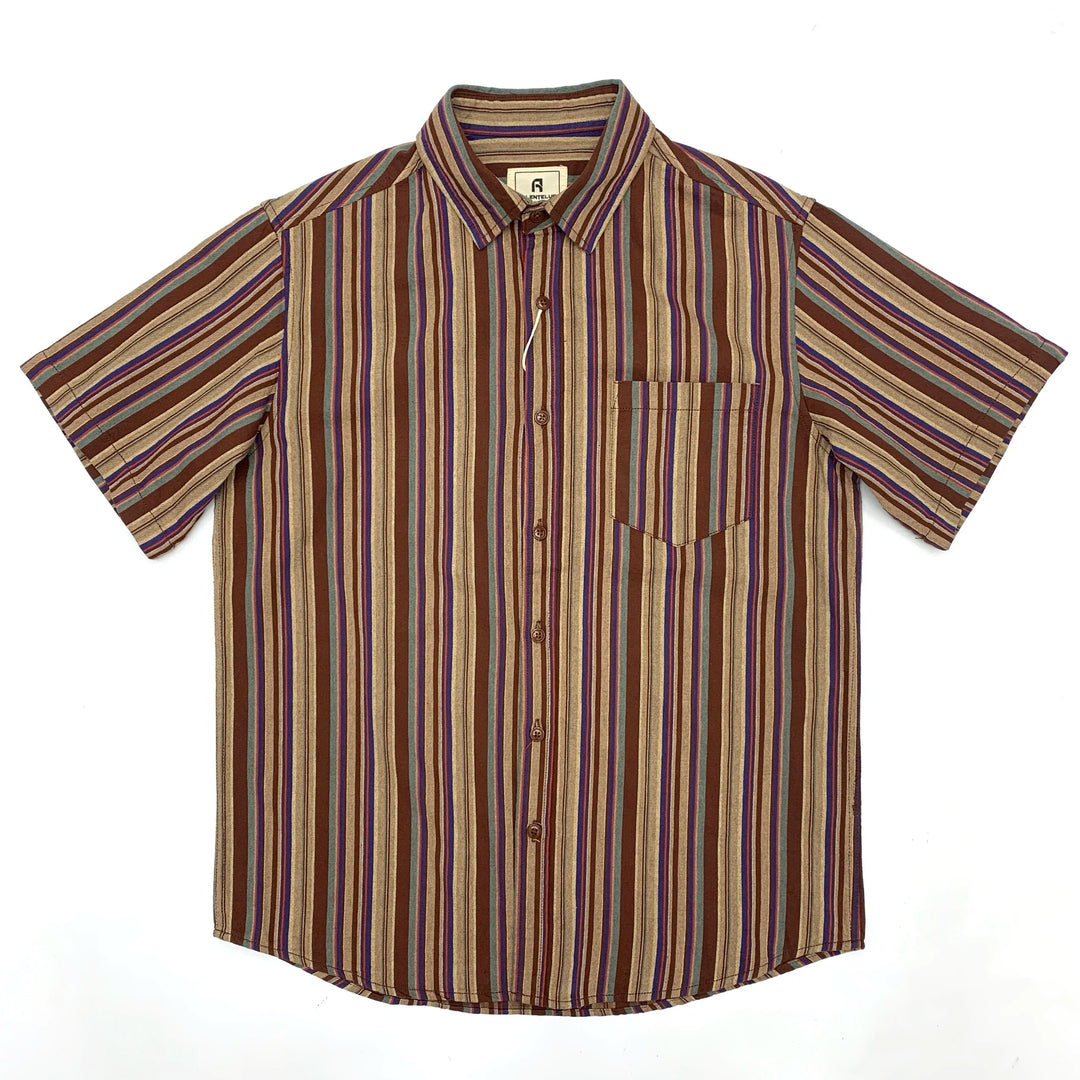 Chemise Japonaise Rayée pour Homme Confortable