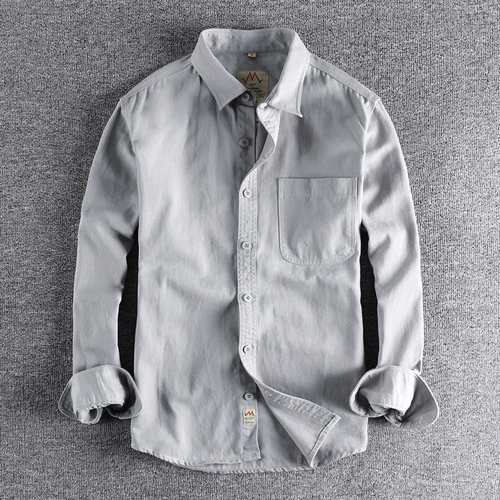 Chemise Japonaise Tendance Minimaliste Blanc