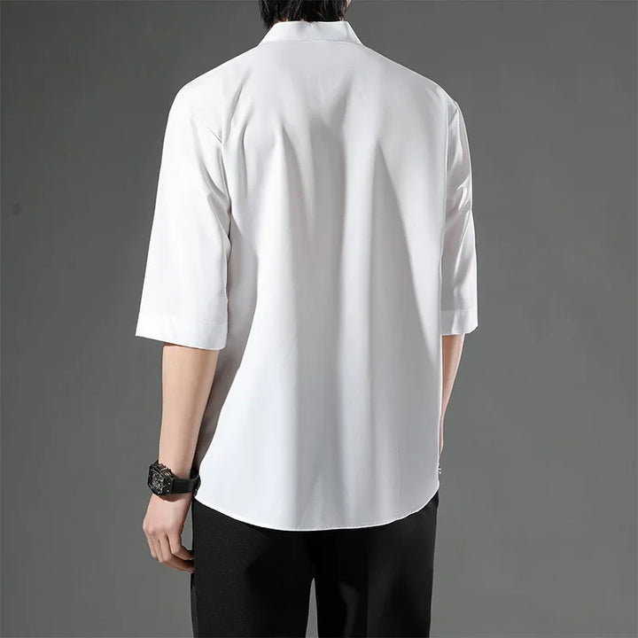 Chemise Japonaise en Coton Minimaliste Dos