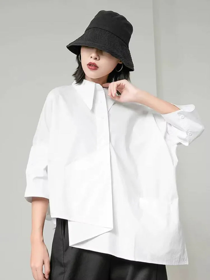 Chemisier Japonais Femme Asymétrique minimaliste