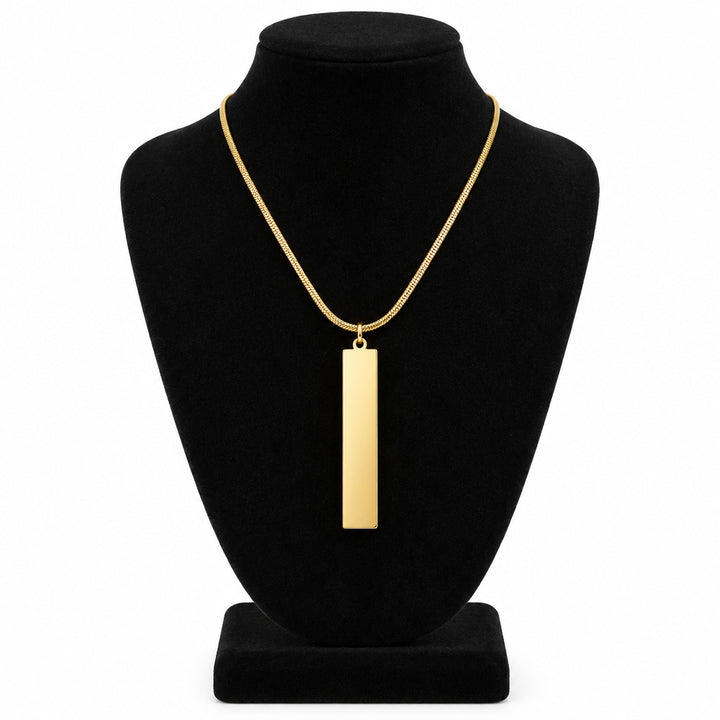 Collier Japonais Acier Inoxydable Personnalisé minimaliste