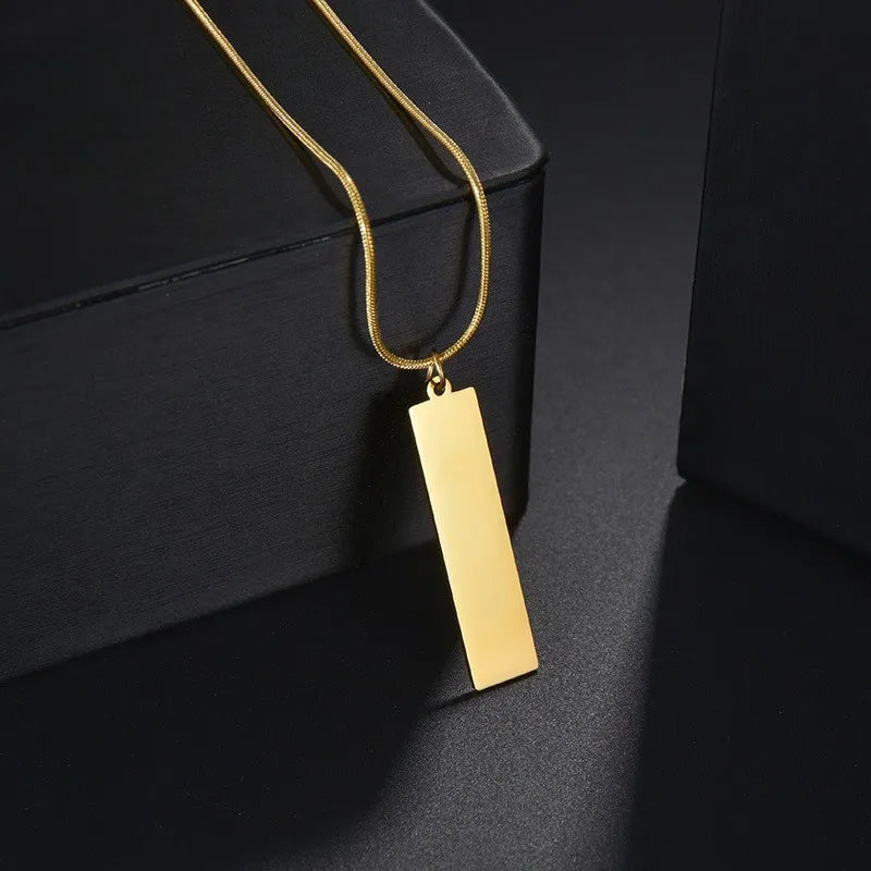 Collier Japonais Acier Inoxydable Personnalisé raffiné