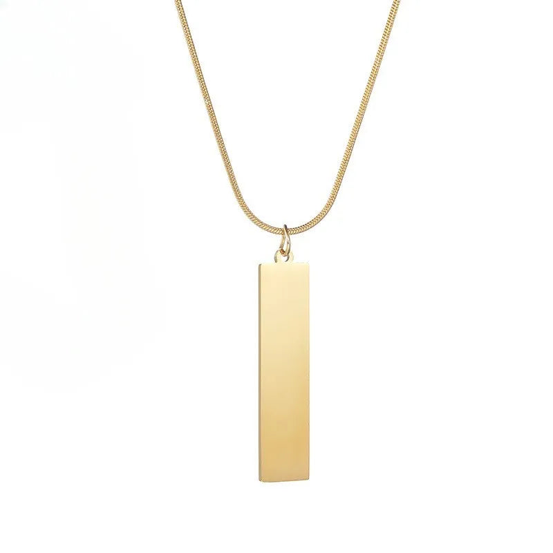 Collier Japonais Acier Inoxydable Personnalisé unique