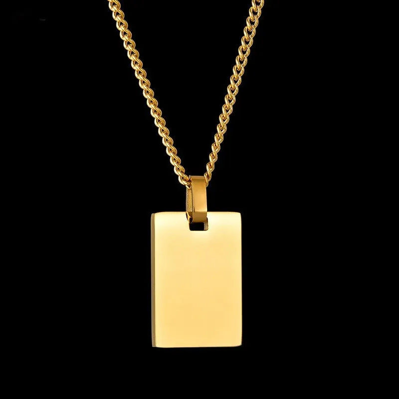 Collier Japonais Personnalisé Gravé délicat