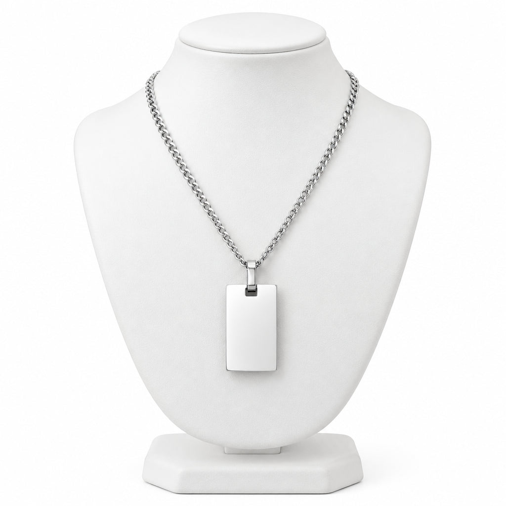 Collier Japonais Personnalisé Gravé discret