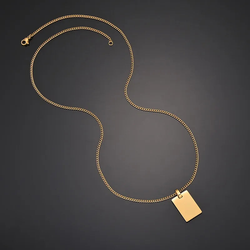 Collier Japonais Personnalisé Gravé intemporel