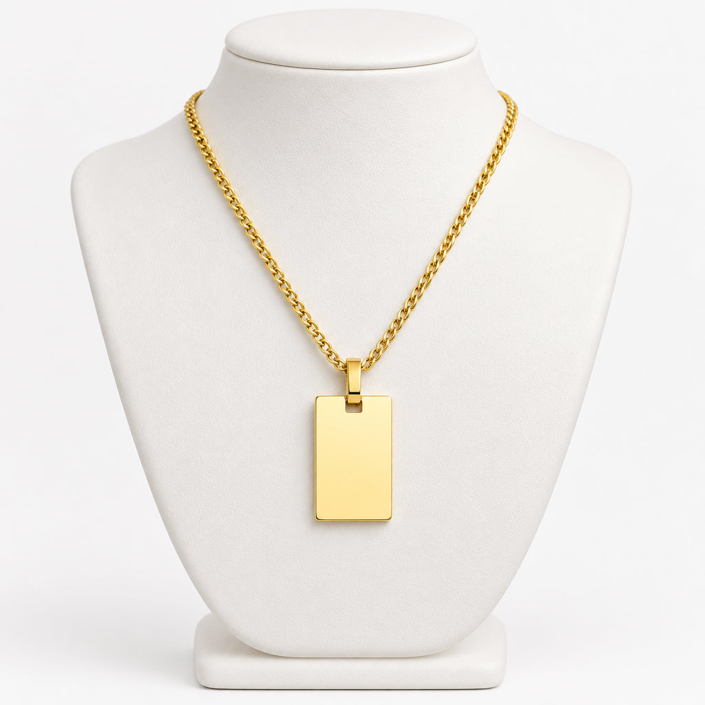 Collier Japonais Personnalisé Gravé soigné