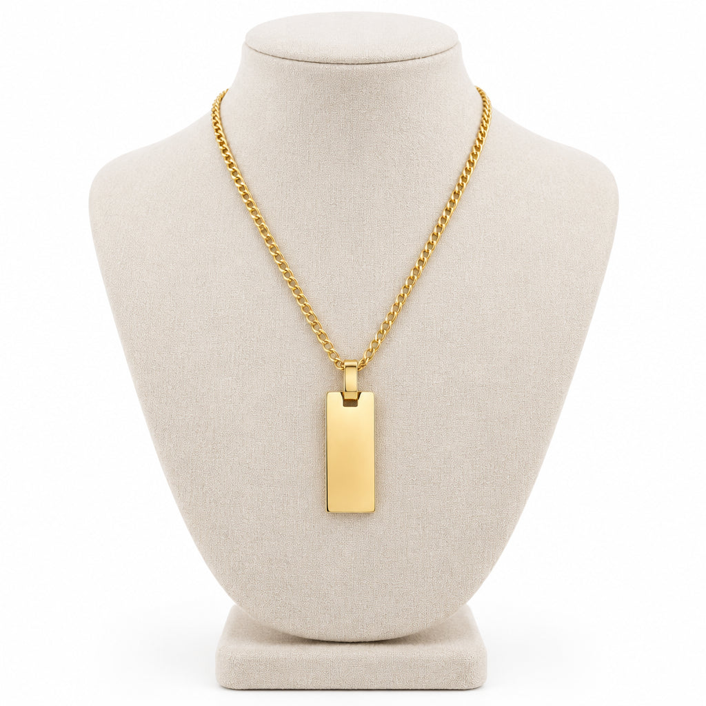Collier Japonais Personnalisé Gravé tendance