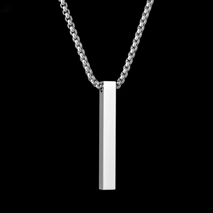 Collier Japonais à pendentif personnalisé argent