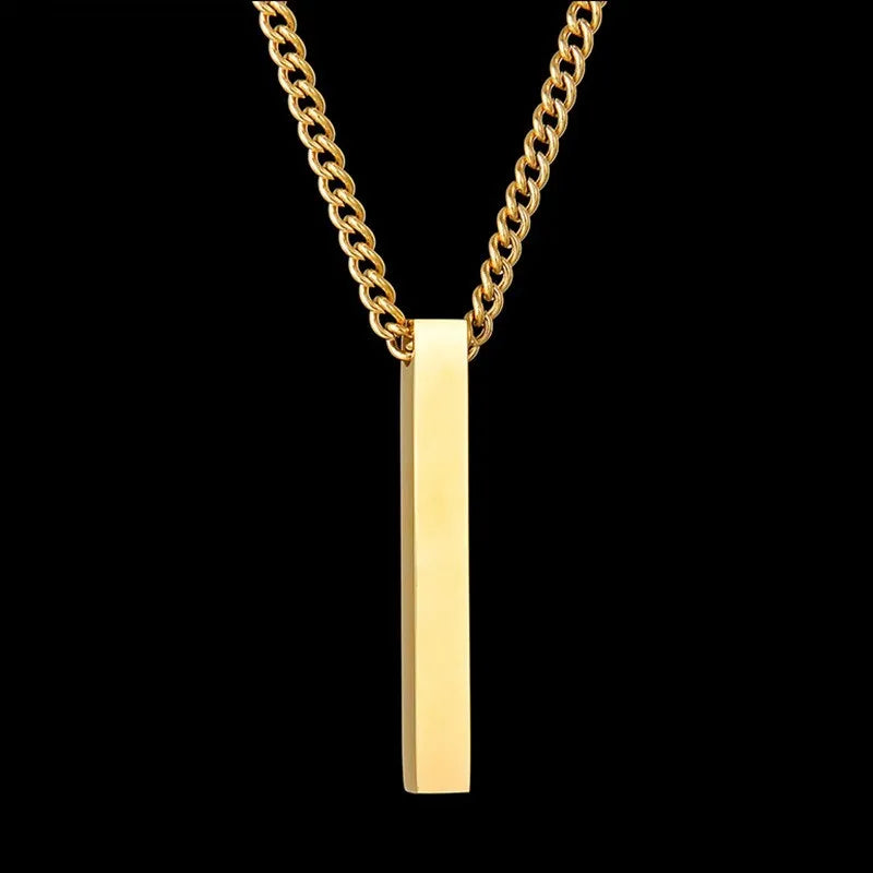 Collier Japonais à pendentif personnalisé en or
