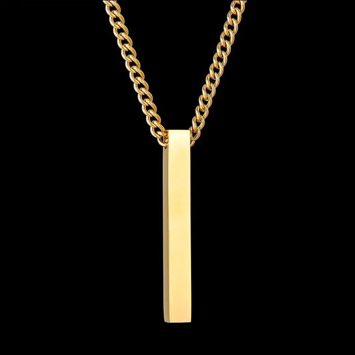 Collier Japonais à pendentif personnalisé en or