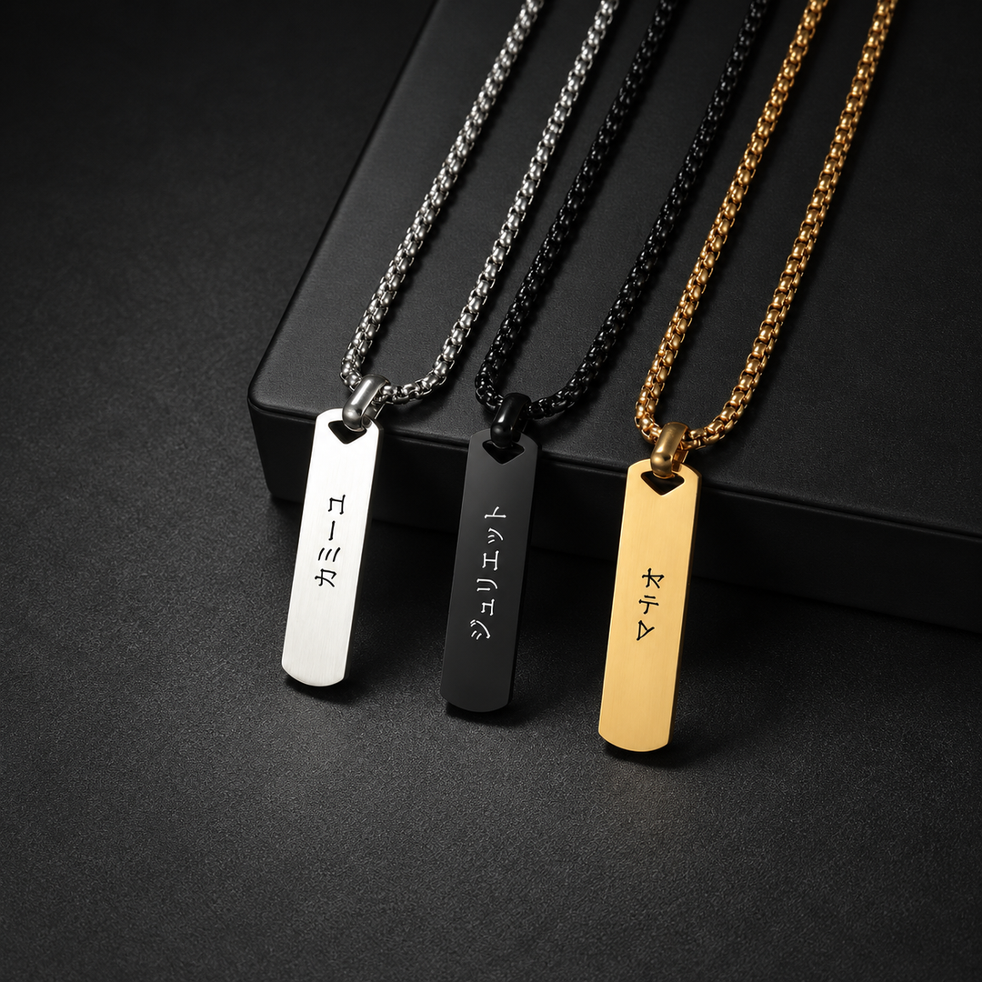 Collier Japonais personnalisé unique