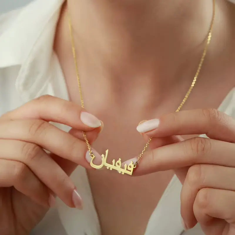 Collier prénom japonais femme