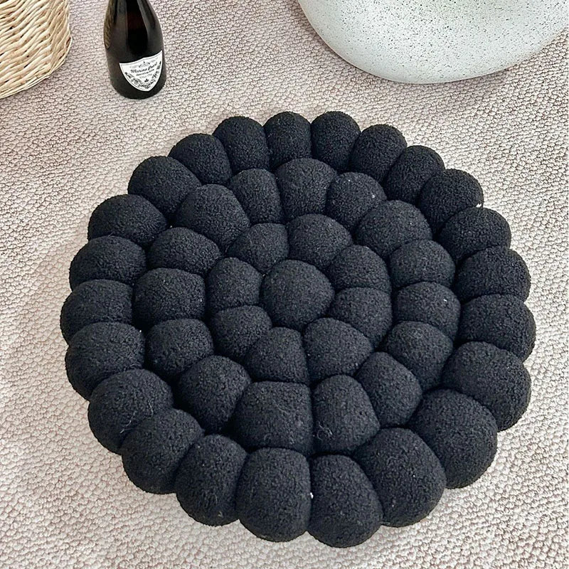 Coussin Japonais Doux Tissé Fleur chic 