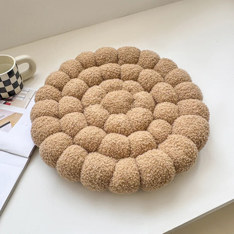 Coussin Japonais Doux Tissé Fleur confortable 