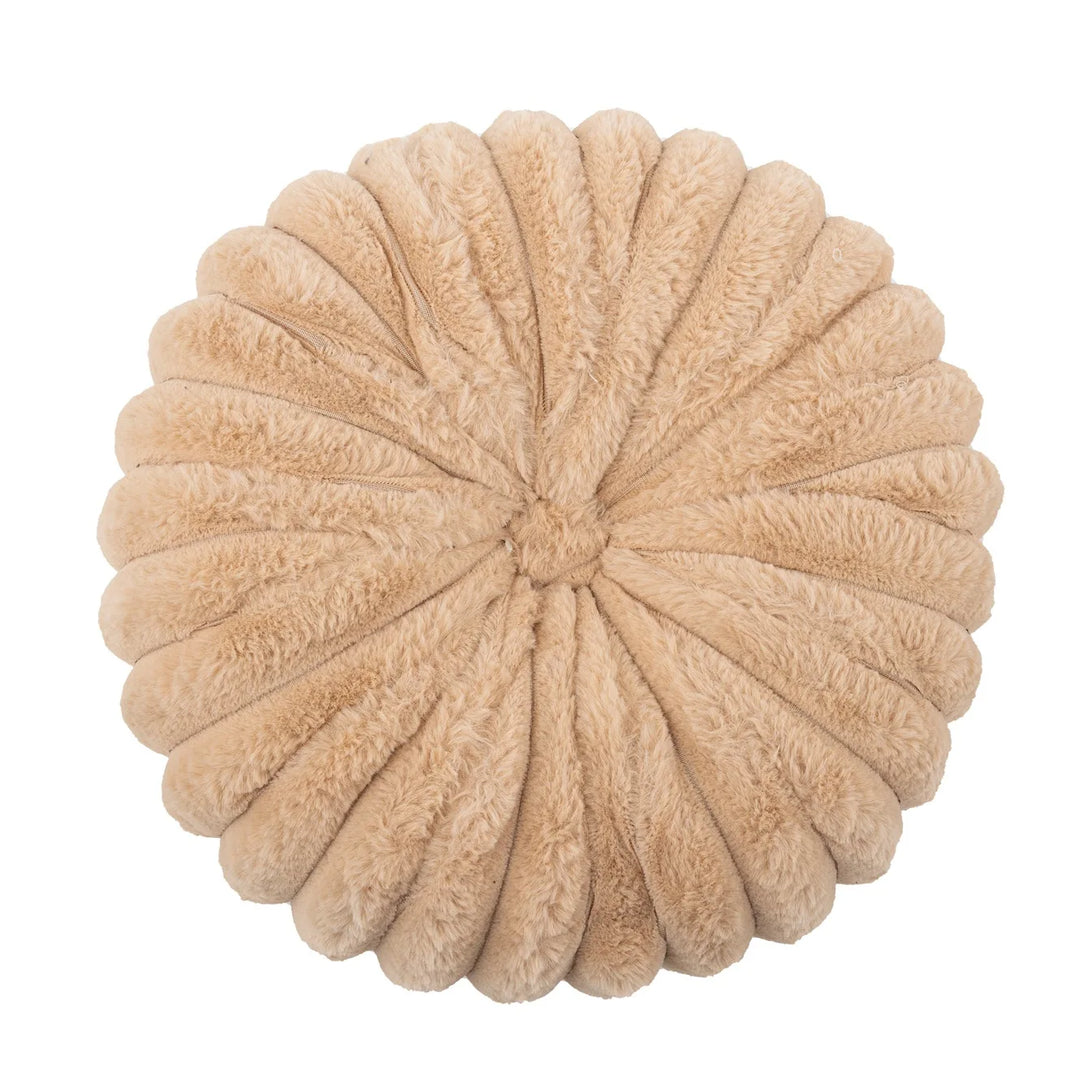 Coussin citrouille style japonais beige